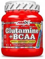 AMIX L-Glutamine + BCAA - powder, Natural, 500g