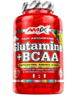 AMIX L-Glutamine + BCAA, 360 kapslí