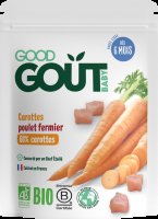 Good Gout BIO Mrkev s farmářským kuřátkem 190g Good Gout BIO Mrkev s farmářským kuřátkem 190g