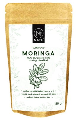 NATU Moringa BIO prášek 130 g