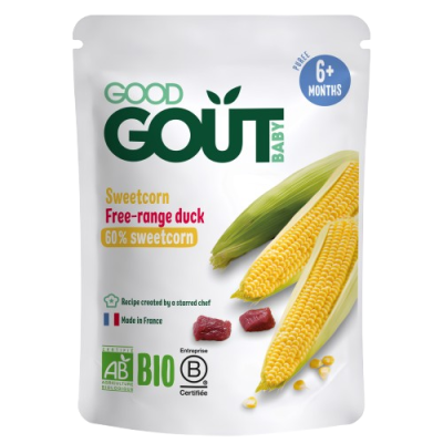 Good Gout BIO Kukuřice s kachním masem 190g