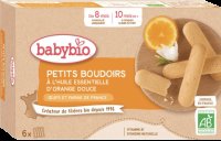 BABYBIO Sušenky s příchutí sladkého pomeranče 120g