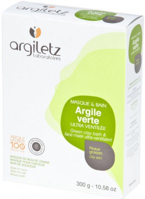 Argiletz Jíl zelený ultra ventilovaný 300 g - Argiletz jíl zelený 300 g