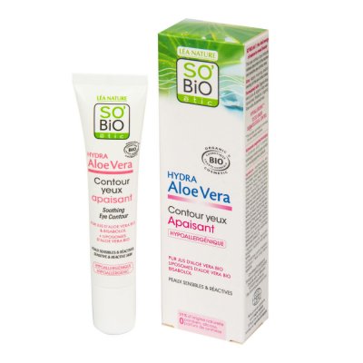 SO´BIO étic Krém kolem očí zklidňující HYDRA Aloe Vera BIO 15ml