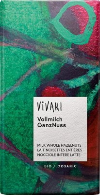 Vivani Bio Mléčná čokoláda s lískovými oříšky 100g