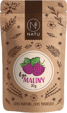 NATU Lyofilizované maliny 20 g