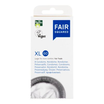 Fair Squared Kondom XL 60 8 ks