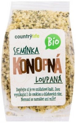 Country Life Konopné semínko loupané BIO 100g