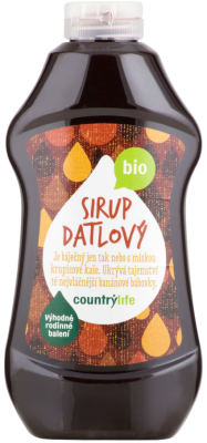 Country Life Sirup datlový BIO 874ml Country Life Sirup datlový BIO 874ml