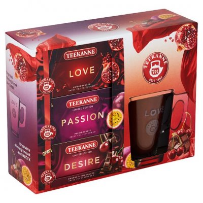 TEEKANNE On-pack LOVE n.s.3x20 + hrnek TEEKANNE On-pack LOVE n.s.3x20 + hrnek