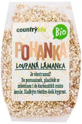 Country Life Pohanka loupaná lámanka BIO 400g