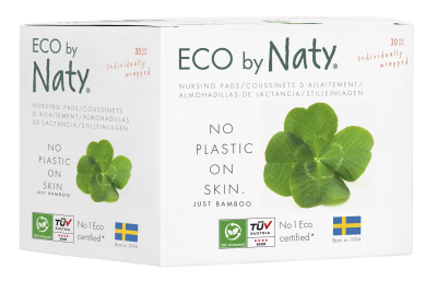 ECO Dámské prsní vložky Naty pro kojící ženy 30ks