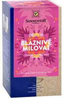 Sonnentor Štěstí je bláznivě milovat bio porcovaný dvoukomorový čaj 36 g