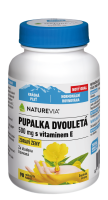 Swiss NatureVia Pupalka dvouletá 500 mg + Vitamín E 90 kapslí