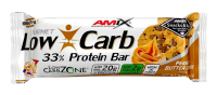 Amix Low-Carb 33% Protein Bar, Peanut Butter Cookies, 60 g
