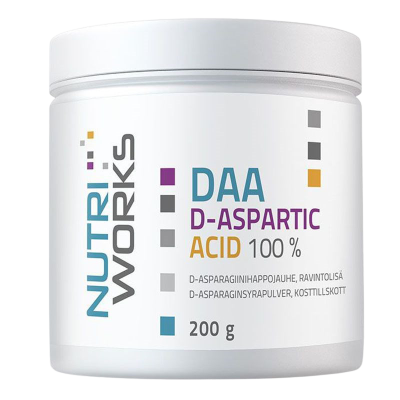 NutriWorks DAA D-Aspartic Acid 200g