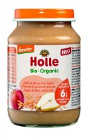 Holle bio dětská přesnídávka Hruška, jablko a špaldové vločky 190 g