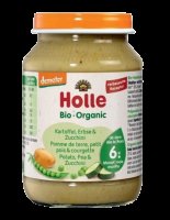 Holle Bio Brambor, hrášek a cuketa 190 g