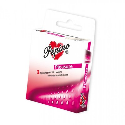 Prezervativ - kondom Pepino Pleasure 3 ks