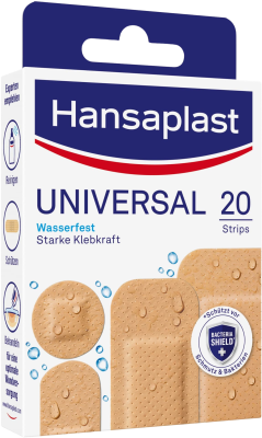 Hansaplast Universal Náplast voděodolná 20 ks Hansaplast Universal Náplast voděodolná 20 ks