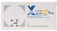 XYZAL 5 mg 14 tablet