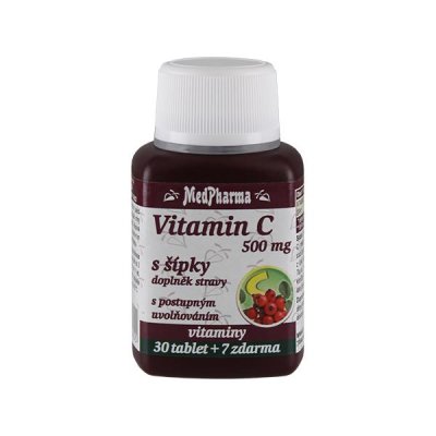 Medpharma Vitamin C 500 mg s šípky 37 tablet