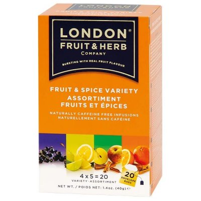 London Fruit&Herb Čaj variace ovoce a koření Spice 20x2g