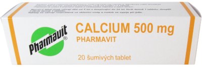 CALCIUM 500 MG PHARMAVIT - 500MG TBL EFF 20