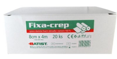 Fixa-crep Obinadlo fixační 8 cm x 4 m 20 ks
