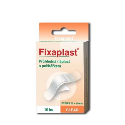 Náplast Fixaplast CLEAR strip 10ks