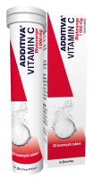 ADDITIVA Vitamin C 1000 mg Blutorange 20 šumivých tablet