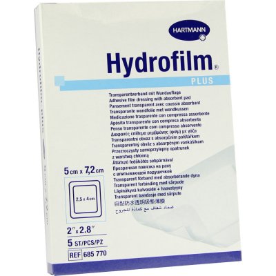 Hartmann Hydrofilm Plus Náplast fixační 5x7,2cm, 5 ks
