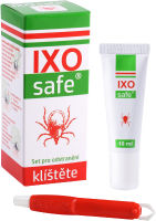 Ixosafe Set pro odstranění klíštěte s pinzetou