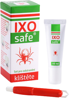 Ixosafe Set pro odstranění klíštěte s pinzetou