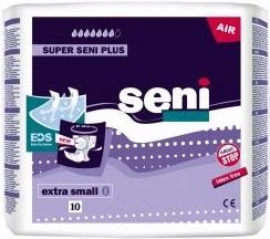 Seni Super Plus Extra Small 10 ks ink. pl. kalh.