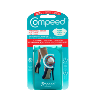 Compeed Náplast na puchýře na paty 5 ks