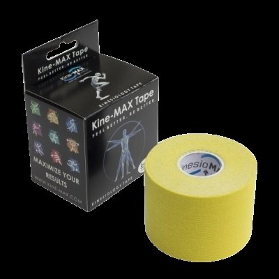 Tejp. KinesioMAX kinesio tape žlutá 5cmx5m