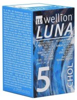 Wellion Testovací proužky Luna cholesterol 10 ks