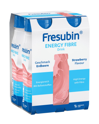 FRESUBIN ENERGY FIBRE JAHODA - POR SOL 4X200ML