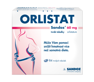 ORLISTAT SANDOZ 60 MG - 60MG CPS DUR 84 I