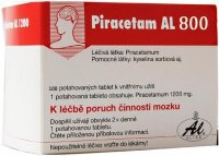 Piracetam AL 800 tablety potažené 100x800mg
