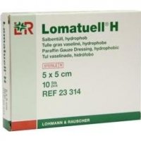 Lohmann&Rauscher Tyl mastný Lomatuell H 5x5cm sterilní 10ks