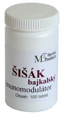 Herbal produkt - Šišák bajkalský tablety 90+10 zdarma 100 ks