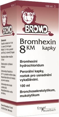 Bromhexin 8 KM kapky 100ml 8 mg/ml
