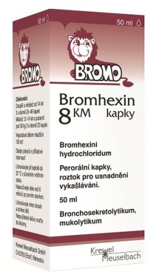 BROMHEXIN 8 KM KAPKY - 8MG/ML POR GTT SOL 1X50ML BROMHEXIN 8 KM KAPKY - 8MG/ML POR GTT SOL 1X50ML