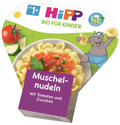HIPP BIO Těstoviny s rajčaty a cuketou 250 g HIPP BIO Těstoviny s rajčaty a cuketou 250 g