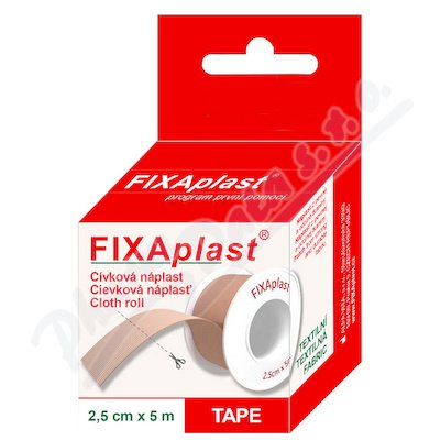 Fixaplast Náplast 2,5 cm x 5 m cívka 1 ks