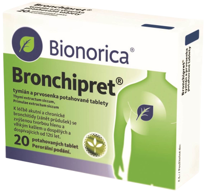 BRONCHIPRET TYMIÁN A PRVOSENKA - TBL FLM 20