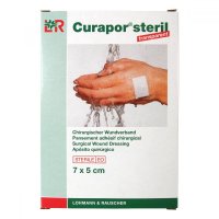Náplast Curapor Transparent steril.7x5cm/5ks