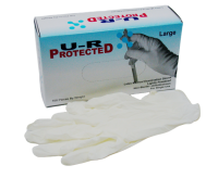 Rukavice nitrilové U-R vel.L bezprašné 100ks